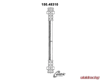 Centric Brake Hose 150.48310 - 150.48310