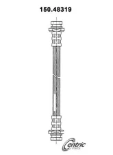 Centric Brake Hose 150.48319                                     - 150.48319 - Image 5