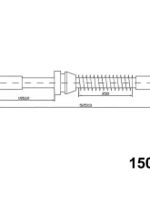 Centric Brake Hose 150.49001                                     - 150.49001 - Image 4