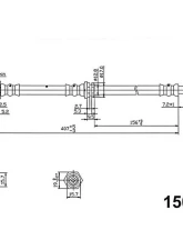Centric Brake Hose 150.49008                                     - 150.49008 - Image 5