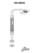 Centric Brake Hose 150.50036                                     - 150.50036 - Image 4