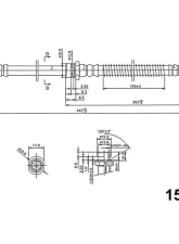 Centric Brake Hose 150.51017                                     - 150.51017 - Image 5