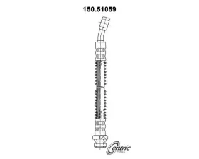 Centric Brake Hose 150.51059
