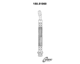 Centric Brake Hose 150.51060