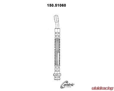Centric Brake Hose 150.51060 - 150.51060