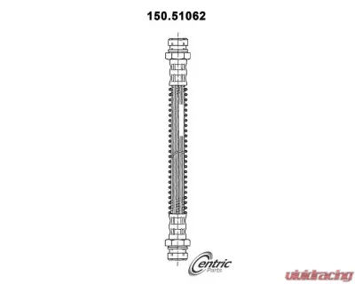 Centric Brake Hose 150.51062 - 150.51062