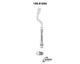 Centric Brake Hose 150.61054