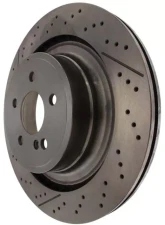 Centric C-Tek Standard Drilled and Slotted Brake Rotor 227.35121                                     - 227.35121 - Image 2