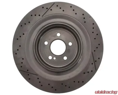 Centric C-Tek Standard Drilled and Slotted Brake Rotor 227.35121 - 227.35121