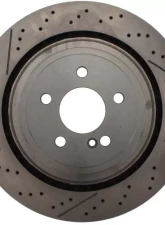 Centric C-Tek Standard Drilled and Slotted Brake Rotor 227.35121                                     - 227.35121 - Image 4
