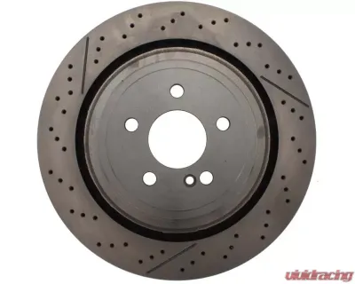 Centric C-Tek Standard Drilled and Slotted Brake Rotor 227.35121 - 227.35121