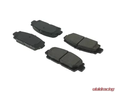 Centric Premium Semi-Metallic Brake Pads with Shims and Hardware 300.04880 - 300.04880