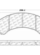 Centric Premium Semi-Metallic Brake Pads with Shims and Hardware 300.08250                                     - 300.08250 - Image 3