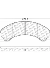 Centric Premium Semi-Metallic Brake Pads with Shims and Hardware 300.08250                                     - 300.08250 - Image 3