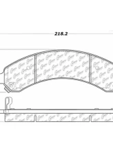 Centric Premium Semi-Metallic Brake Pads with Shims and Hardware 300.09890                                     - 300.09890 - Image 2