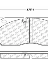 Centric Premium Semi-Metallic Brake Pads with Shims 300.10270                                     - 300.10270 - Image 2