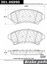 Centric Premium Ceramic Pads with Shims and  Hardware 301.06990                                     - 301.06990 - Image 3