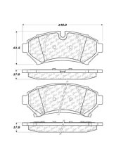 Centric Premium Ceramic Pads with Shims and  Hardware 301.07530                                     - 301.07530 - Image 2