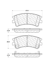 Centric Premium Ceramic Pads with Shims and  Hardware 301.09570                                     - 301.09570 - Image 2