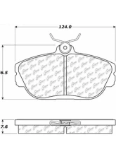 Centric Fleet Performance Brake Pads with Hardware 306.06010                                     - 306.06010 - Image 2