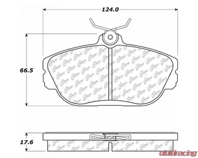 Centric Fleet Performance Brake Pads with Hardware 306.06010 - 306.06010