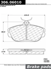 Centric Fleet Performance Brake Pads with Hardware 306.06010                                     - 306.06010 - Image 4