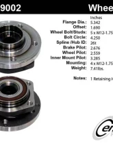 Centric C-Tek Standard Hub and Bearing Assembly without ABS 400.39002E                                     - 400.39002E - Image 5
