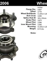Centric C-Tek Standard Hub and Bearing Assembly without ABS 400.42006E                                     - 400.42006E - Image 5
