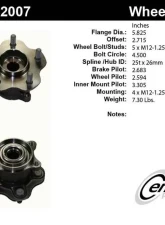 Centric C-Tek Standard Hub and Bearing Assembly without ABS 400.42007E                                     - 400.42007E - Image 5