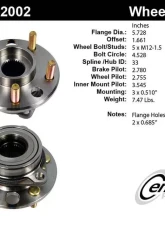 Centric Premium Hub and Bearing Assembly without ABS 400.62002                                     - 400.62002 - Image 4