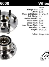 Centric C-Tek Standard Hub and Bearing Assembly without ABS 400.66000E                                     - 400.66000E - Image 5