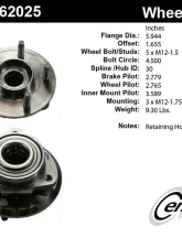Centric C-Tek Standard Hub and Bearing Assembly 402.62025E                                     - 402.62025E - Image 4
