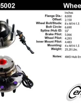 Centric C-Tek Standard Hub and Bearing Assembly; With Integral ABS 402.65002E                                     - 402.65002E - Image 4