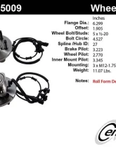 Centric C-Tek Standard Hub and Bearing Assembly; With Integral ABS 402.65009E                                     - 402.65009E - Image 4