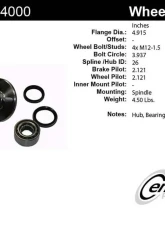 Centric C-Tek Standard Hub and Bearing Assembly Repair Kit 403.44000E                                     - 403.44000E - Image 5