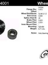 Centric C-Tek Standard Hub and Bearing Assembly Repair Kit 403.44001E                                     - 403.44001E - Image 5