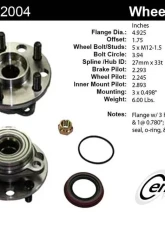 Centric C-Tek Standard Hub and Bearing Assembly Repair Kit 403.62004E                                     - 403.62004E - Image 5