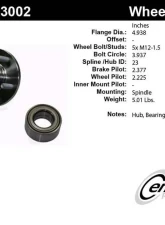 Centric C-Tek Standard Hub and Bearing Assembly Repair Kit 403.63002E                                     - 403.63002E - Image 5