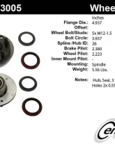 Centric C-Tek Standard Hub and Bearing Assembly Repair Kit 403.63005E                                     - 403.63005E - Image 6
