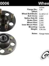 Centric C-Tek Standard Hub and Bearing Assembly 405.40006E                                     - 405.40006E - Image 5