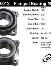 Centric C-Tek Standard Flanged Bearing Module 405.40012E                                     - 405.40012E - Image 5