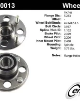 Centric C-Tek Standard Hub and Bearing Assembly 405.40013E                                     - 405.40013E - Image 5