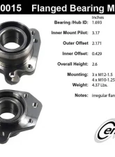 Centric C-Tek Standard Flanged Wheel Bearing Module 405.40015E                                     - 405.40015E - Image 5