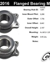 Centric C-Tek Standard Flanged Bearing Module 405.42016E                                     - 405.42016E - Image 5