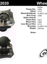 Centric C-Tek Standard Hub and Bearing Assembly 405.42020E                                     - 405.42020E - Image 5