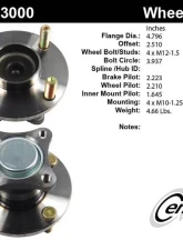 Centric C-Tek Standard Hub and Bearing Assembly 405.43000E                                     - 405.43000E - Image 5