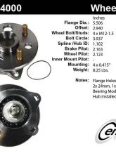 Centric C-Tek Standard Hub and Bearing Assembly 405.44000E                                     - 405.44000E - Image 6