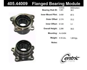 Centric C-Tek Standard Flanged Bearing Module 405.44009E