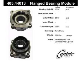 Centric C-Tek Standard Flanged Bearing Module 405.44013E
