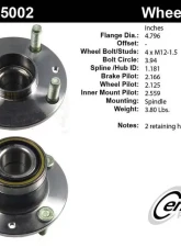Centric C-Tek Standard Hub and Bearing Assembly 405.45002E                                     - 405.45002E - Image 5